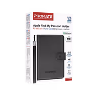 Promate PassMate Black Passport Holder — RFID, Find My, Bluetooth - image 7