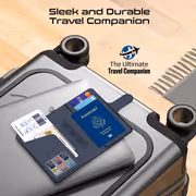Promate PassMate Blue Passport Holder — RFID, Find My, Bluetooth - image 7