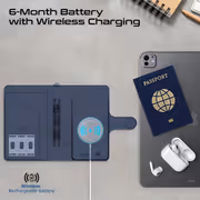 Promate PassMate Blue Passport Holder — RFID, Find My, Bluetooth - image 8
