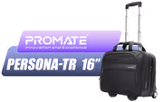 Promate PERSONA-TR 16-inch Water-Resistant Laptop Trolley - image 1