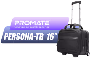 Promate PERSONA Laptop Trolley Bag - Image 1