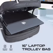 Promate PERSONA-TR 16-inch Water-Resistant Laptop Trolley - image 7