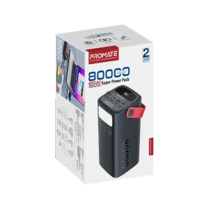 Promate POWERMINE-80 80000mAh Power Bank — 65W PD, QC3.0 - image 3
