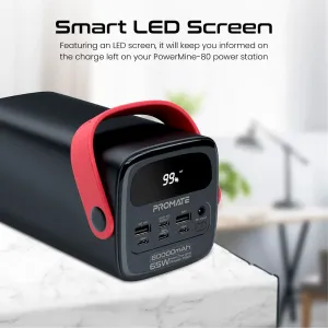 Promate POWERMINE-80 80000mAh Power Bank — 65W PD, QC3.0 - image 7