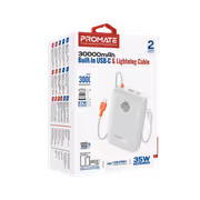 Promate PowerPod-30 30000mAh 35W Power Bank - Compact - image 3