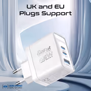 Promate POWERPORT-45 45W Dual USB-C PD Charger with QC 3.0 - image 3