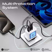 Promate POWERPORT-45 45W Dual USB-C PD Charger with QC 3.0 - image 4