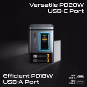 Promate PowerSync-105 105W Charging Station with Dual Retractable Cables - image 7