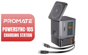 Promate PowerSync-105 105W Charging Station with Dual Retractable Cables - image 1