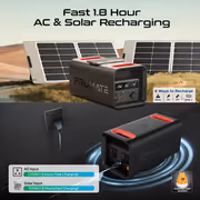 Promate PowerTank-600 600W LiFePO4 Portable Power Station - image 6