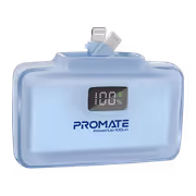 Promate POWERUP-10DUO 10000mAh Power Bank — 20W USB‑C & Lightning Blue - image 4