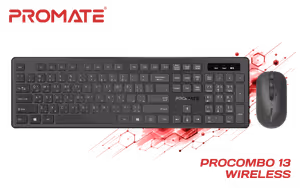 Promate ProCombo 13 Wireless Mouse and Keyboard Combo - Image 1