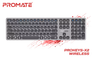promate-prokeys-x2-wireless-keyboard promate-prokeys-x2-wireless-keyboard - Image 1