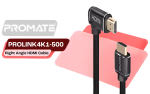 promate-prolink4k1-500-4k-right-angle-hdmi-cable promate-prolink4k1-500-4k-right-angle-hdmi-cable - Image 1