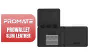 Promate ProWallet — Slim RFID Leather Wallet with Speaker - image 1