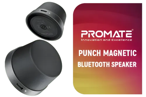 Promate PUNCH Magnetic Bluetooth Speaker Promate PUNCH Magnetic Bluetooth Speaker - Image 1