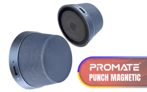 Promate PUNCH Magnetic Bluetooth Speaker Navy Promate PUNCH Magnetic Bluetooth Speaker Navy - Image 1