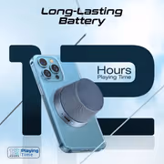 Promate Magnetic Bluetooth Speaker PUNCH — 12H Playtime, 3W - image 9