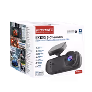 Promate Rovex-H3 4K Triple-Channel Dash Cam with GPS - image 5