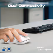 Promate Cordless Mouse — Dual-Mode Bluetooth & Nano Receiver - image 2