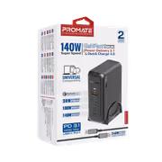 Promate GANPORT-140W 140W USB-C PD Charging Station - image 3