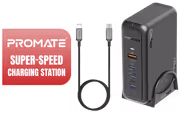 Promate GANPORT-140W 140W USB-C PD Charging Station - image 1