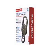 Promate TagChain Titanium Smart Carabiner — Find My + IP67 - image 2