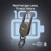 Promate TagChain Titanium Smart Carabiner — Find My + IP67 - image 7
