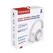 Promate TAKT Wireless Headphones 40mm Drivers - White - image 2