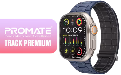 promate-track-magnetic-silicone-strap-navyblue-open-box - Image 1