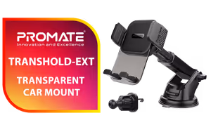 promate-transhold-ext-transparent-car-phone-mount promate-transhold-ext-transparent-car-phone-mount - Image 1