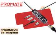 Promate TRANSHUB-LITE 7-in-1 Dock | USB-C 100W PD, 4K HDMI - image 1
