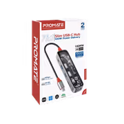 Promate TRANSHUB-LITE 7-in-1 Dock | USB-C 100W PD, 4K HDMI - image 9