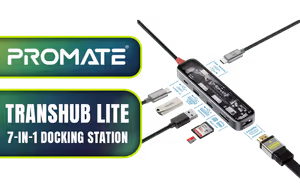promate-transhub-lite-7-in-1-docking-station promate-transhub-lite-7-in-1-docking-station - Image 1