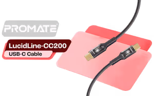 Promate LUCIDLINE-CC200 2m LED Charging Cable - 100W Fast - image 1