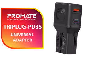 promate-triplug-pd35-travel-adapter promate-triplug-pd35-travel-adapter - Image 1