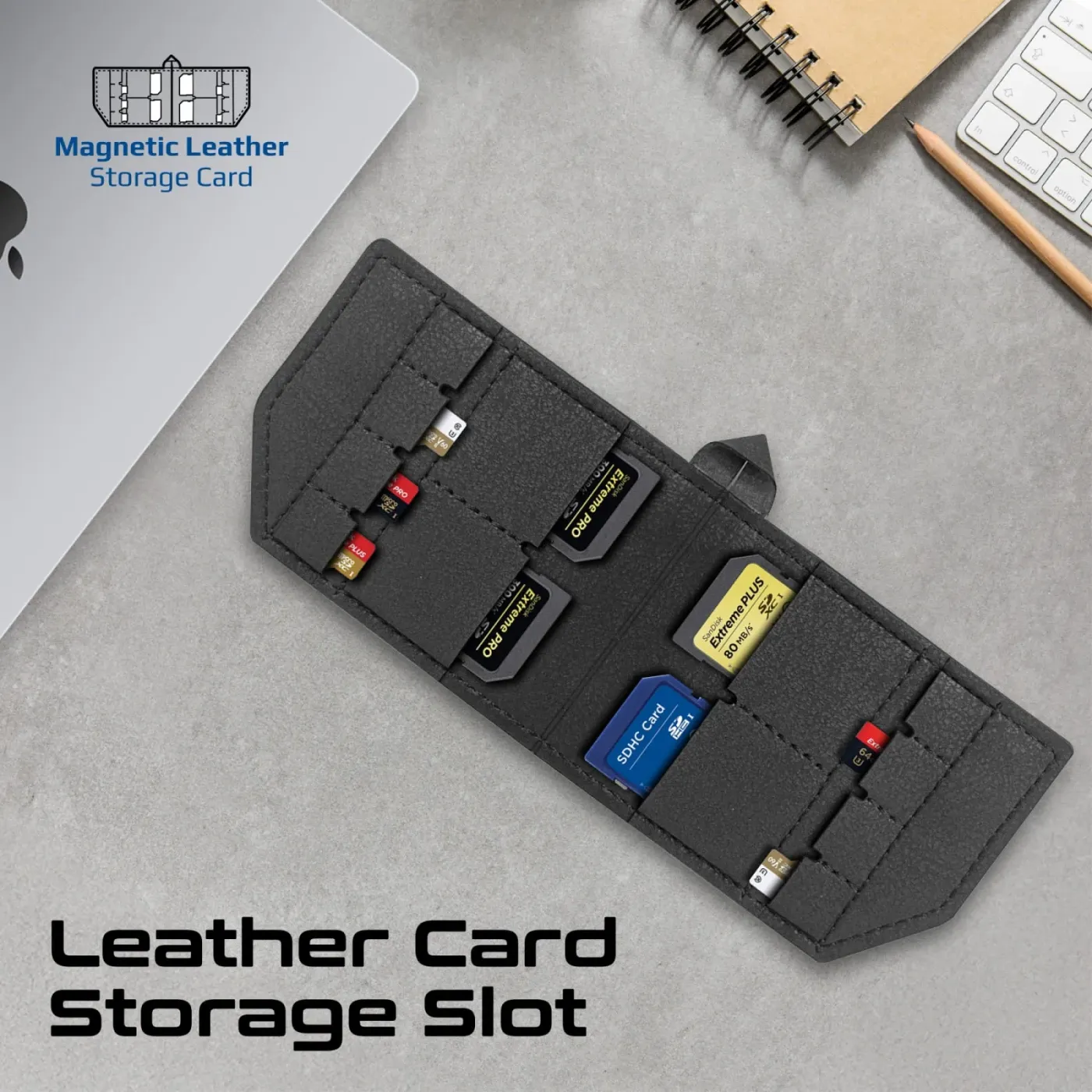 Leather card storage slot inside the Promate UrbanPouch handbag