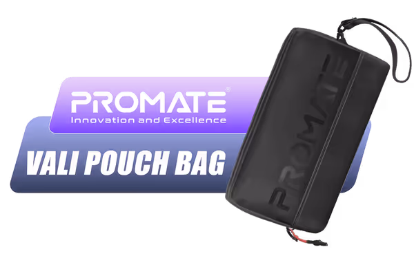 Promate Tech Organizer Pouch — Cordura 1200D, Water-Resistant - image 1 Promate Tech Organizer Pouch — Cordura 1200D, Water-Resistant - image 1