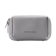 Promate Compact Tech Organizer Pouch with Multiple Compartments – Water-Resistant PU - image 4