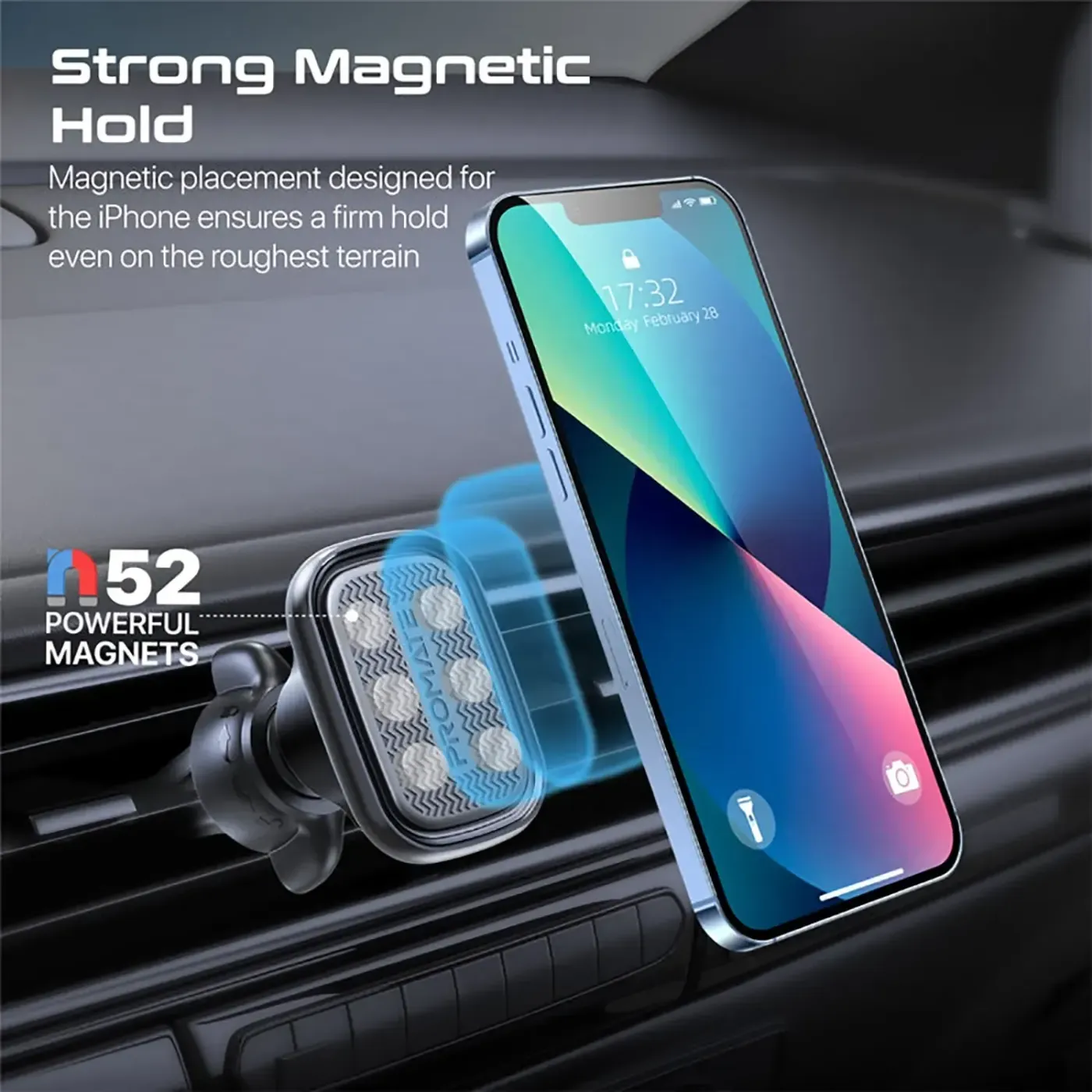 Metallic plate accessory supplied with the VentMag-L holder