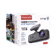 Promate ROVEX-S3 4K 3-Channel Dash Cam with Starvis 2 - image 2
