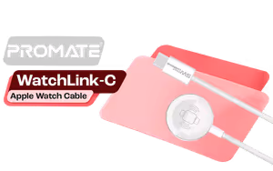 Promate WatchLink-C 1.2m Fabric Braided Apple Watch Charger - image 1