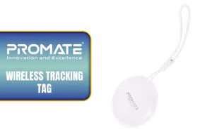 Promate Wireless Tracking Tag White - Image 1