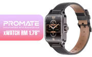 Promate xWatch RM 1.78" Curved AMOLED Smartwatch with Bluetooth Calling - image 1