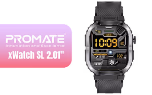 Promate xWatch SL 2 01 inch Fitness Tracker Smartwatch Black Promate xWatch SL 2 01 inch Fitness Tracker Smartwatch Black - Image 1