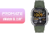 Promate xWatch SL 2.01" Smartwatch — Bluetooth Calling, IP68 - image 1