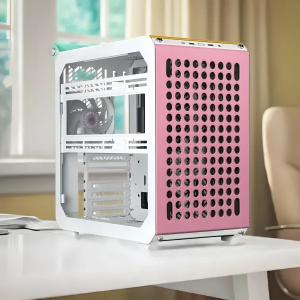 Cooler Master QUBE 500 Macaron Edition Gaming Case — Flatpack, ATX