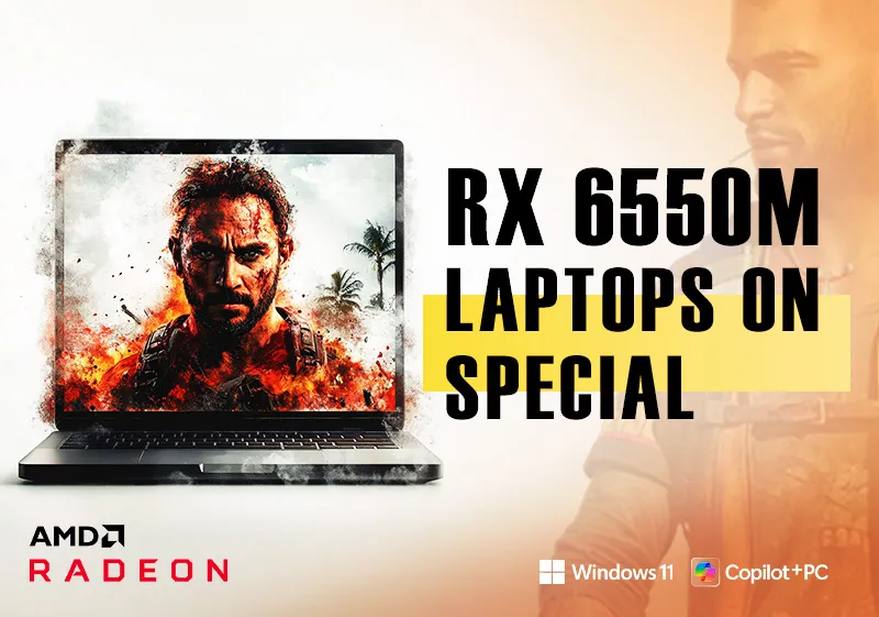 Radeon RX 6550M Gaming Laptops