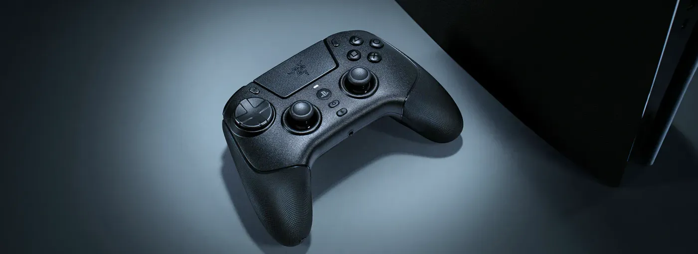 Gaming controller showcasing Razer HyperSpeed Wireless technology for lag-free performance