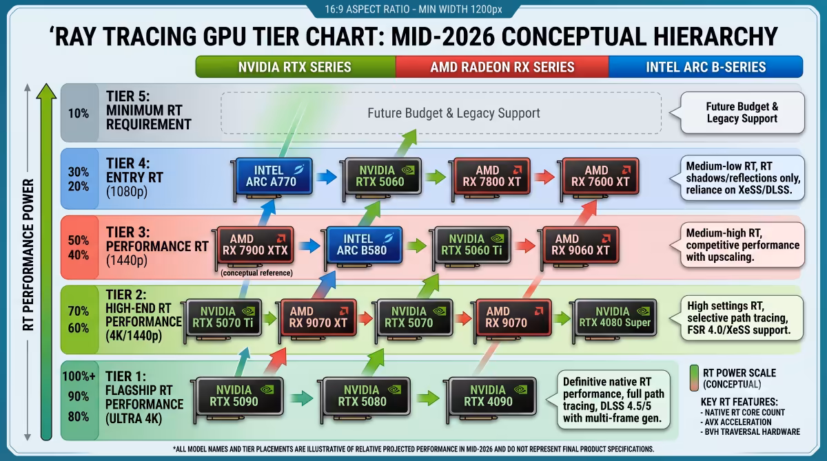 GPU tier RT chart